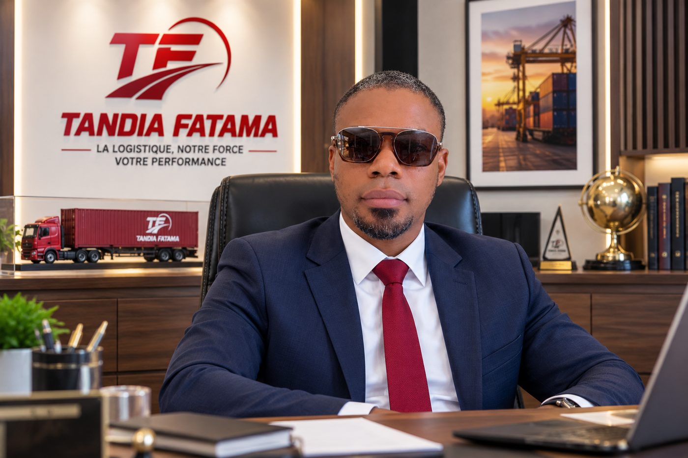 M. TANDIA Moussa, Directeur Général, dans son bureau